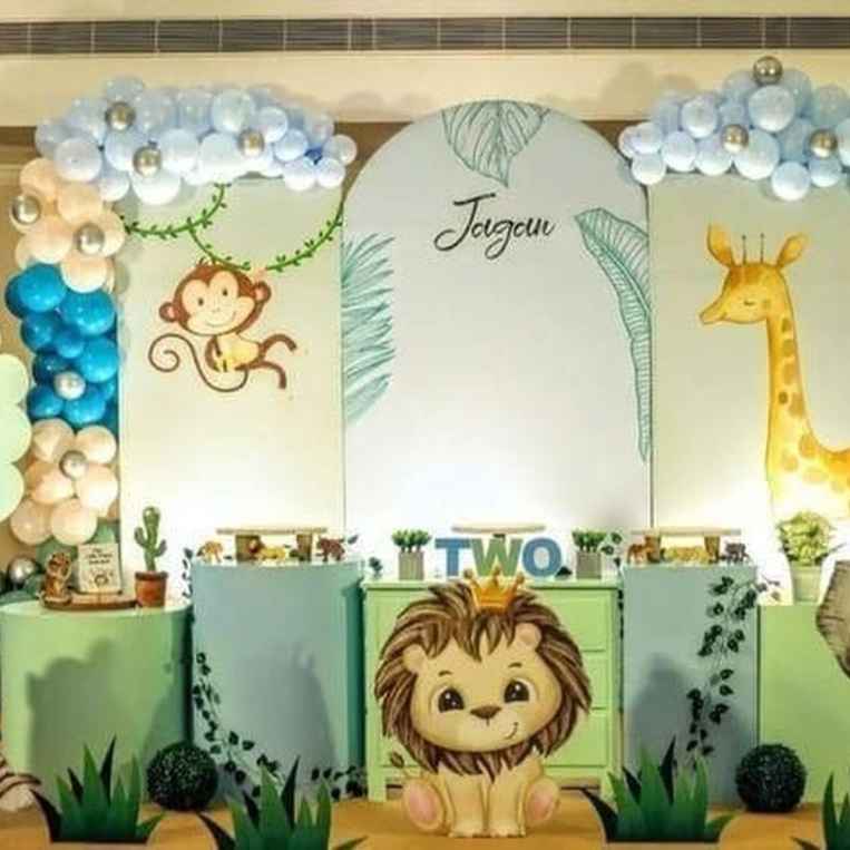 Pastel Unicorn Cartoon Theme Decoration